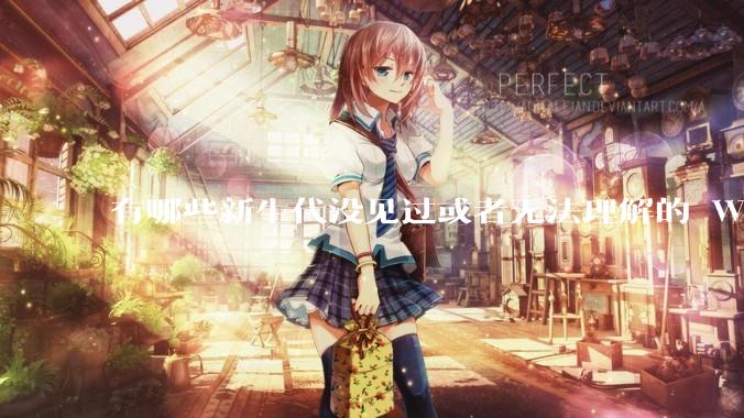 有哪些新生代没见过或者无法理解的 Windows XP 7 时代的事情？