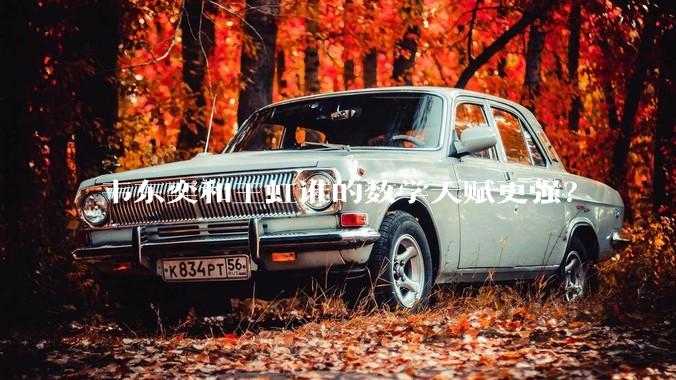 韦东奕和王虹谁的数学天赋更强？