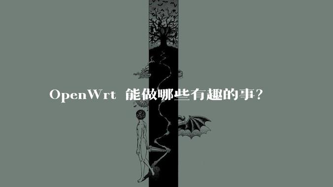 OpenWrt 能做哪些有趣的事？